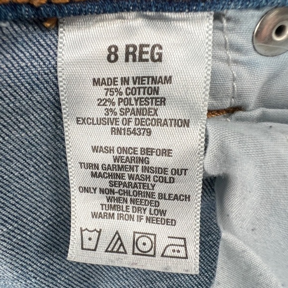 Aeropostale High Rise Distressed Jeggings Size 8 Women’s - Picture 4 of 5